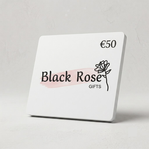 Cartão de Oferta Digital Black Rose