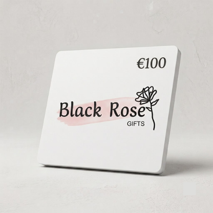 Cartão de Oferta Digital Black Rose