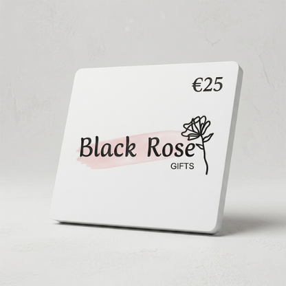 Cartão de Oferta Digital Black Rose