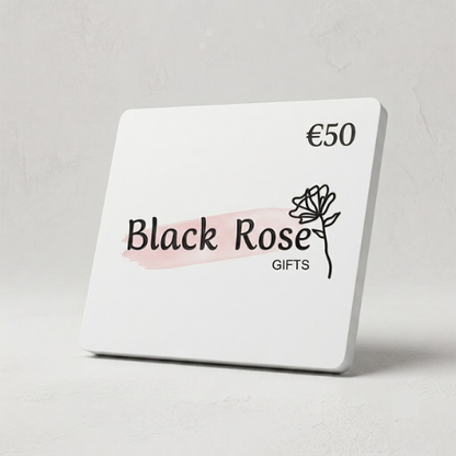 Cartão de Oferta Digital Black Rose