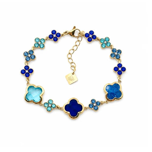 Pulseira Quatrefoil Crystal