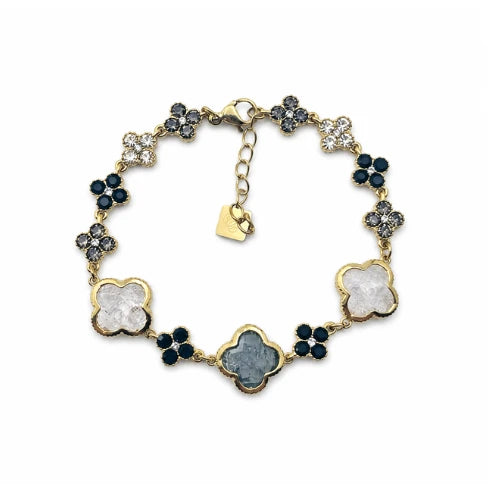 Pulseira Quatrefoil Crystal