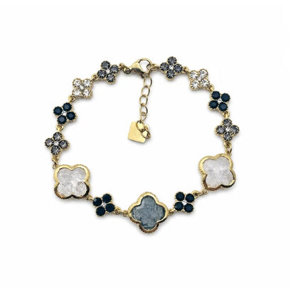 Pulseira Quatrefoil Crystal